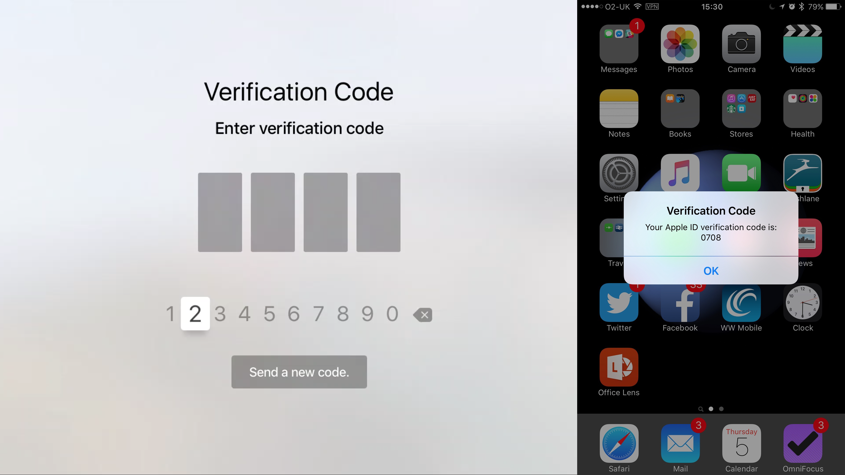 How to set up Apple TV - Set up with Device verification code entry