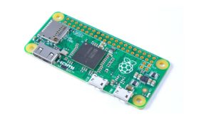 Raspberry Pi Zero main shot, at an angle