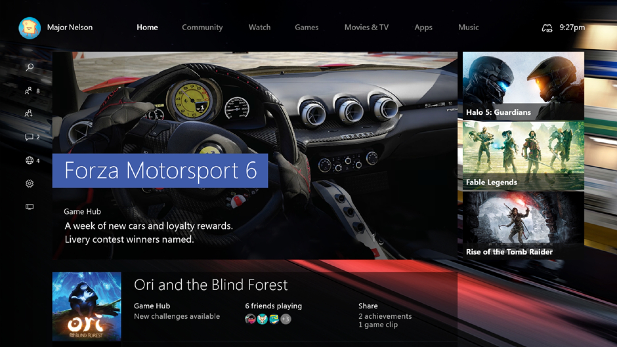 xbox one windows 10 dashboard update