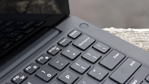Dell XPS 13 review: Keyboard and power button