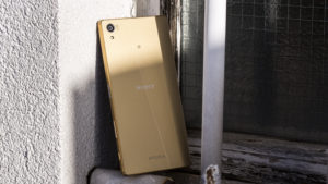 Sony Xperia Z5 Premium review: Rear at an angle