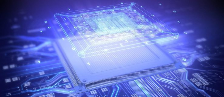 cpu processor glow