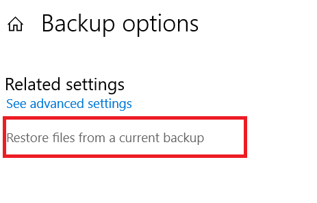Windows 10 backup options