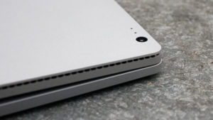Microsoft Surface Book review: Rear camera and left edge