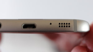 Samsung Galaxy S7 review: Bottom edge, microUSB port