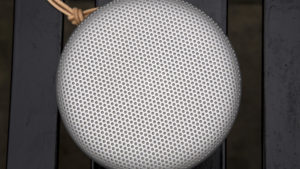 B&O Play Beoplay A1 from above, closeup