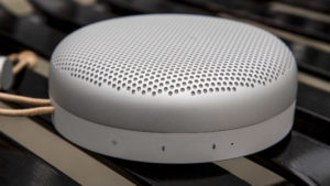 B&O Play Beoplay A1 tiny icons and concealed buttons