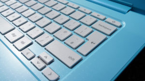 HP Chromebook 14 keyboard closeup