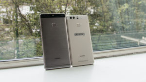 Huawei P9 plus and P9 rear