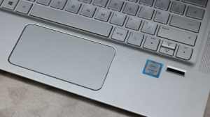 HP Envy 13 touchpad