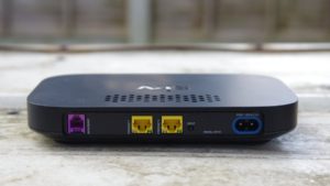 Sky Q Hub rear panel