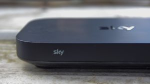 Sky Q Mini TV box front panel, left side