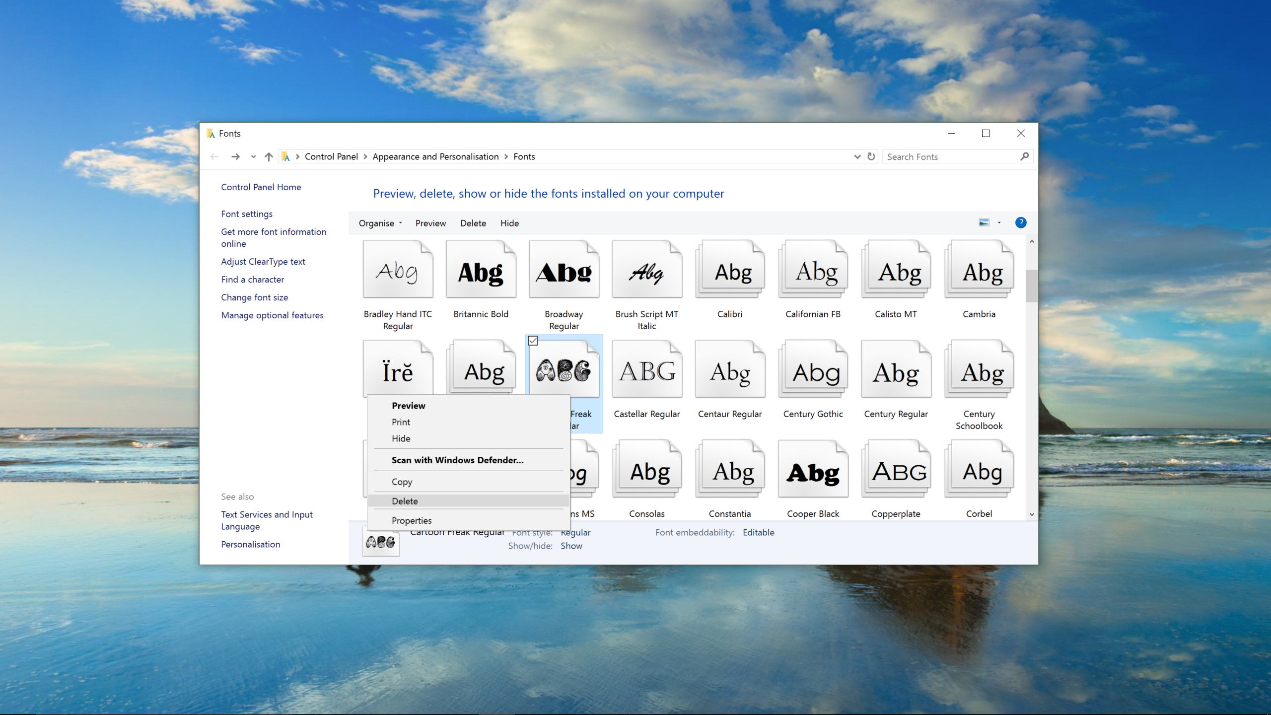 how_to_add_remove_modify_font_-_font_delete