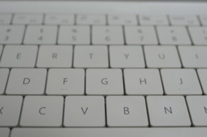 Huawei MateBook keyboard closeup