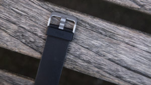FitBit Blaze top down, buckle