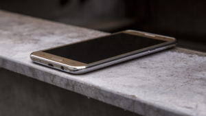 Samsung Galaxy J5 at an angle