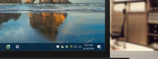 windows 10 action center icon taskbar