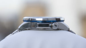 Casio Edifice EQB-600 Bluetooth button