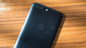 OnePlus 5 rear angled
