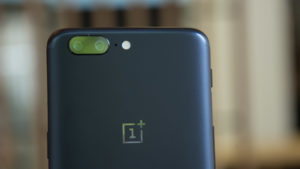 OnePlus 5 logo and camera