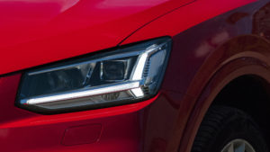 Audi Q2 review - front headlight