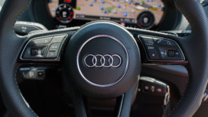 Audi Q2 review - Sport steering wheel