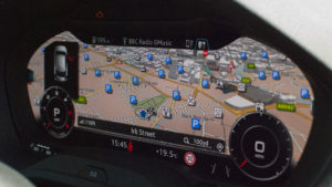 Audi Q2 review - Virtual Cockpit fullscreen map