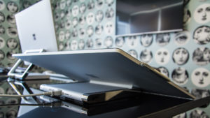 Microsoft Surface Studio rear, folded flat