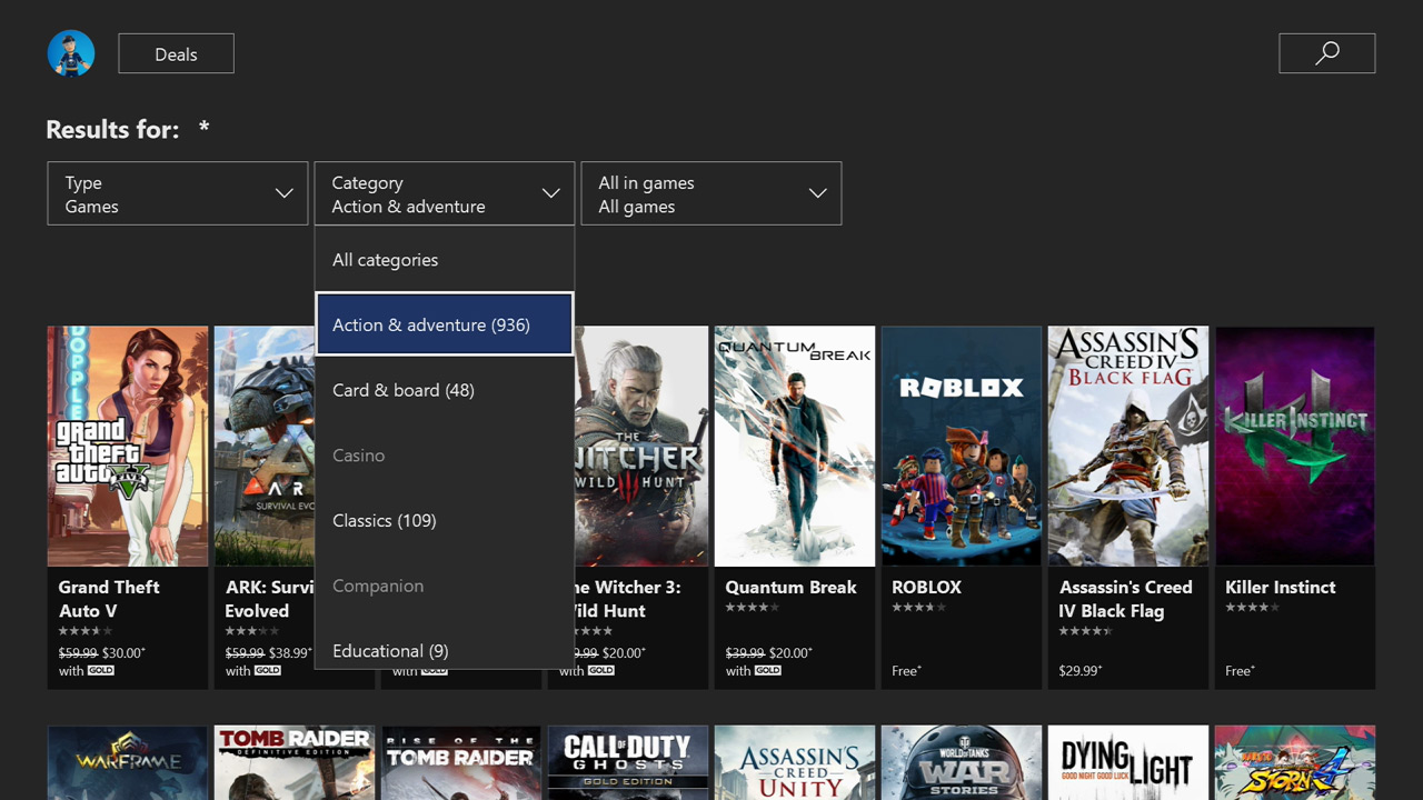 Marcar Obligatorio varonil How to Browse Games by Genre in the Xbox One Store