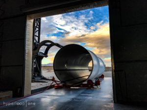 Virgin Hyperloop One test tunnel
