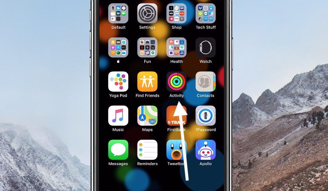 Activity App on iPhone