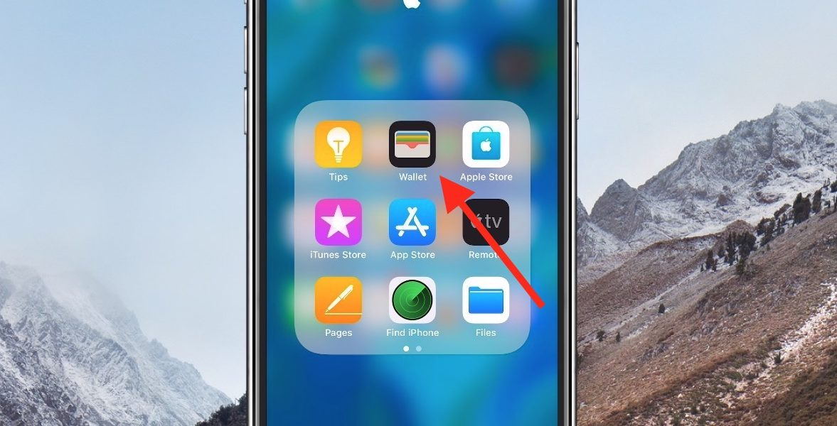 Wallet App on iPhone
