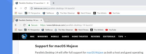 chrome new look vs old
