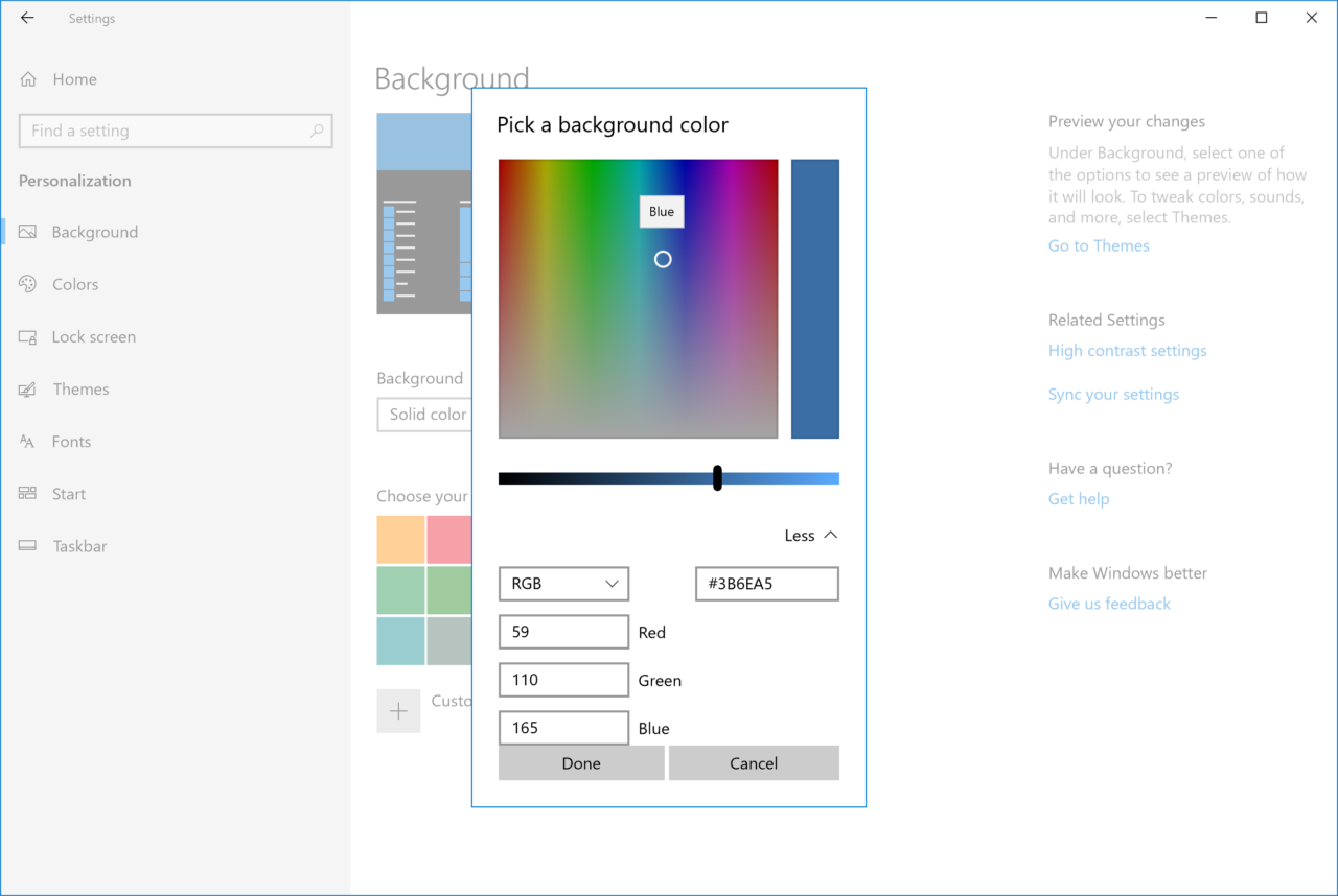 How to Add the Classic Windows 2000 Blue Background to Windows 10