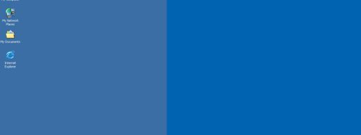 windows 10 blue background vs windows 2000