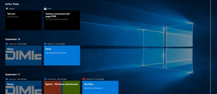 windows 10 task view timeline