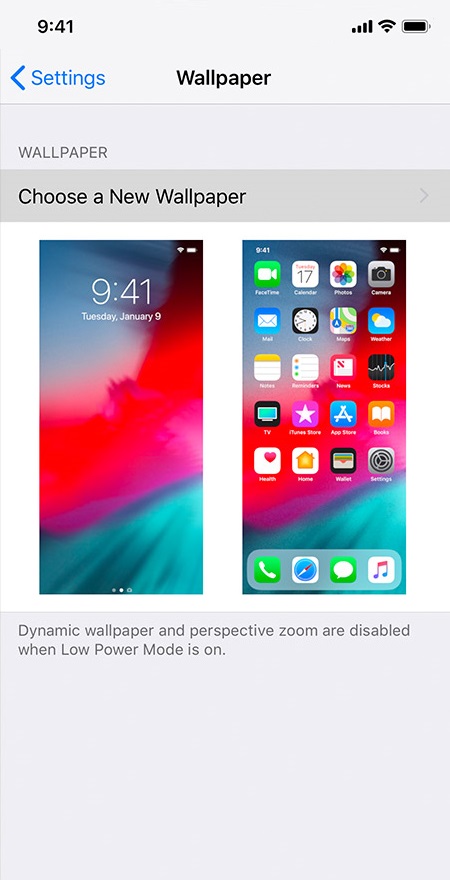 zaman yüzleşmek kombinasyon  How To Change Wallpaper on the iPhone XS Max