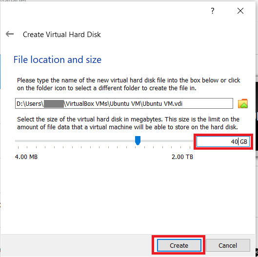 VirtualBox Creation Wizard 6