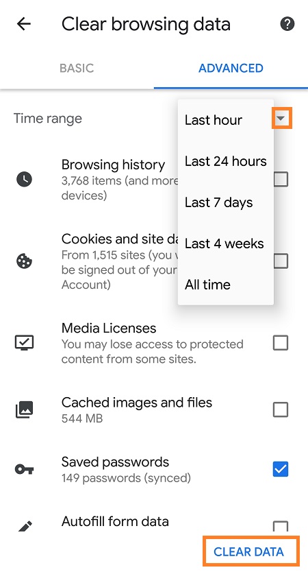 Google Pixel 3 How To Clear Chrome And App Cache