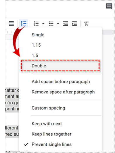 How To Double Space In Google Docs