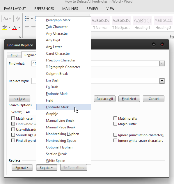 how to convert endnotes to footnotes latest word on mac
