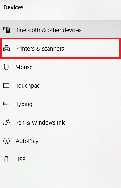 Devices page
