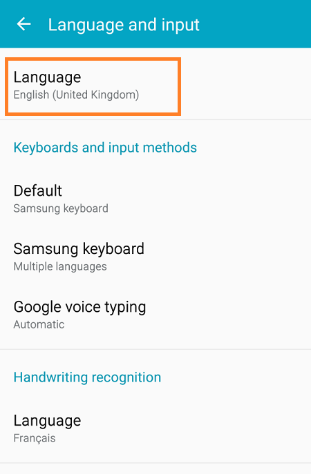 Galaxy J5 Prime How to Change Language
