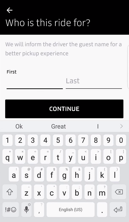 How to Order an Uber for Someone Else