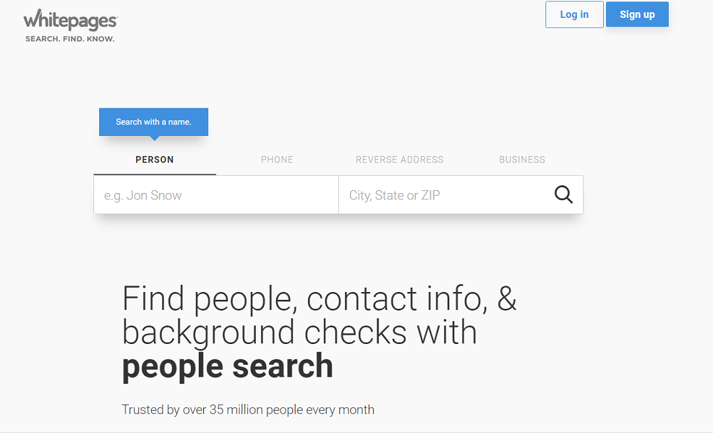 white pages