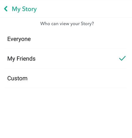 snap privacy