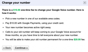 How To Change your Google Voice Number