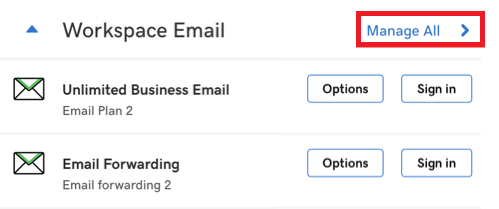 godaddy email forward