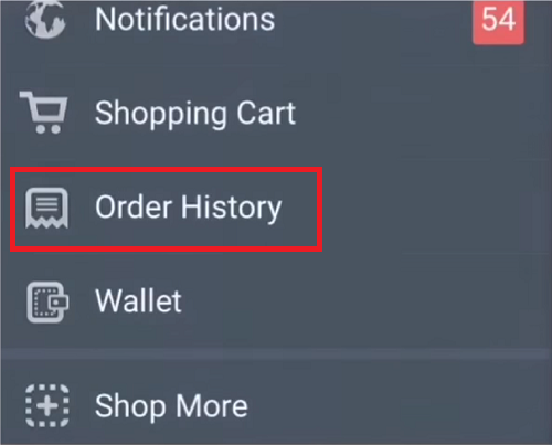 how to cancel wish order screenshot 1
