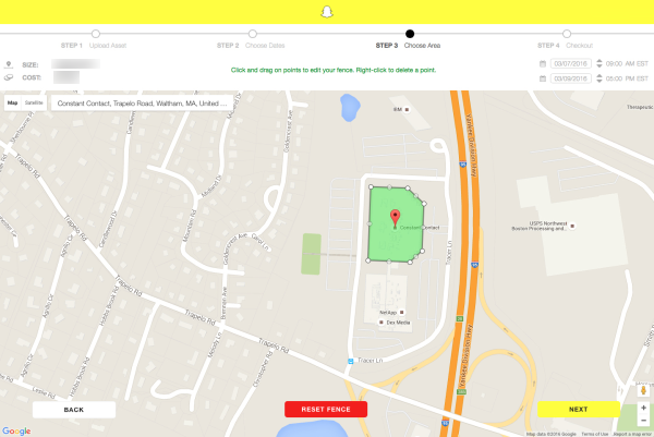 snapchat Geofilter On-Demand